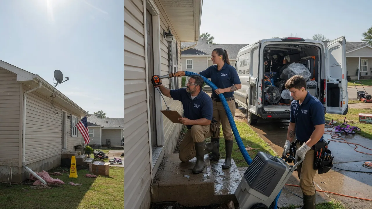 Ceiling Water Damage Restoration in Castlewood, VA near me
